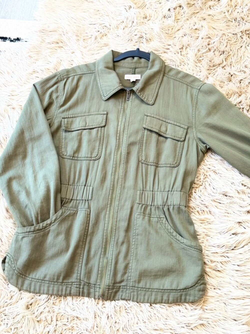 Knox Rose Women's Zip-Up Military Utility Jacket